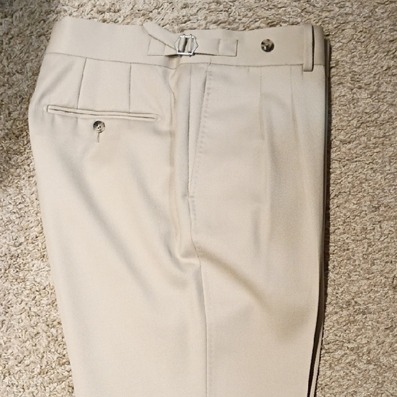 Suitsupply Taupe/Cream Dress Pants 32 - Picture 5 of 14